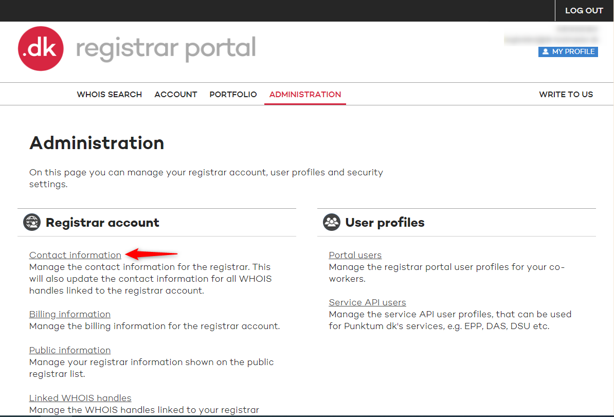 FAQ registration settings 2