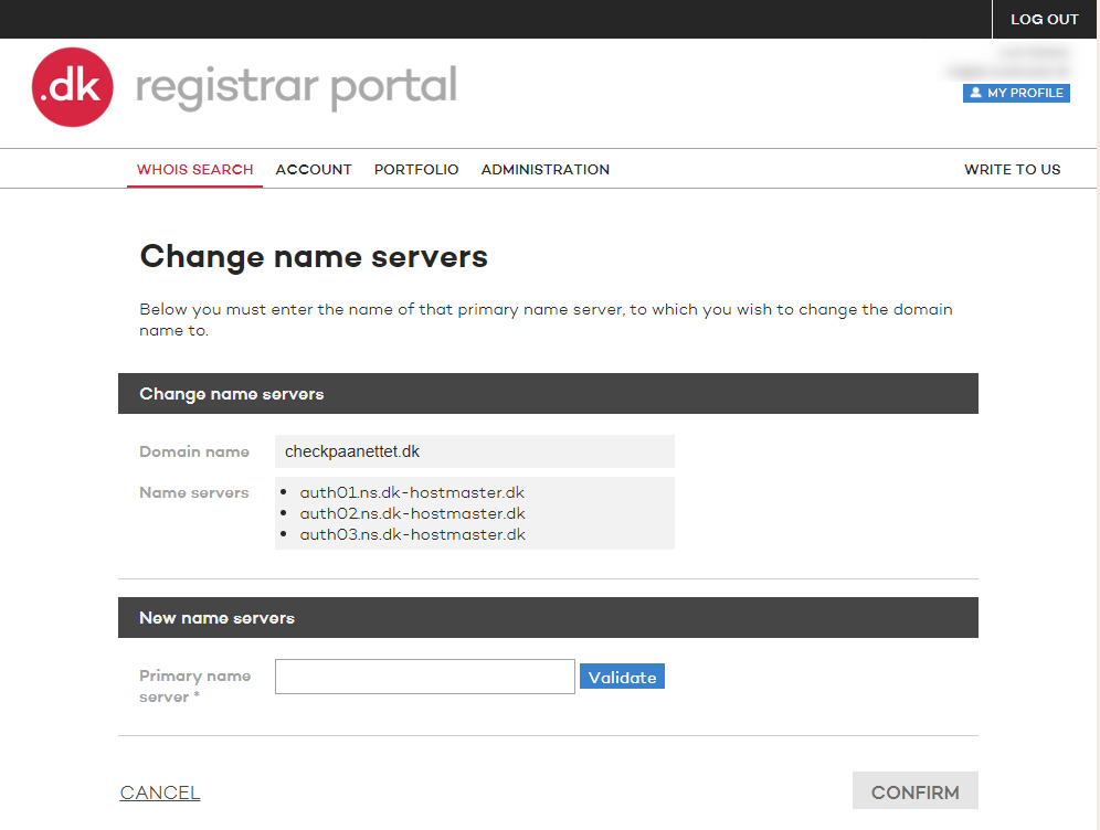 FAQ name server change_4